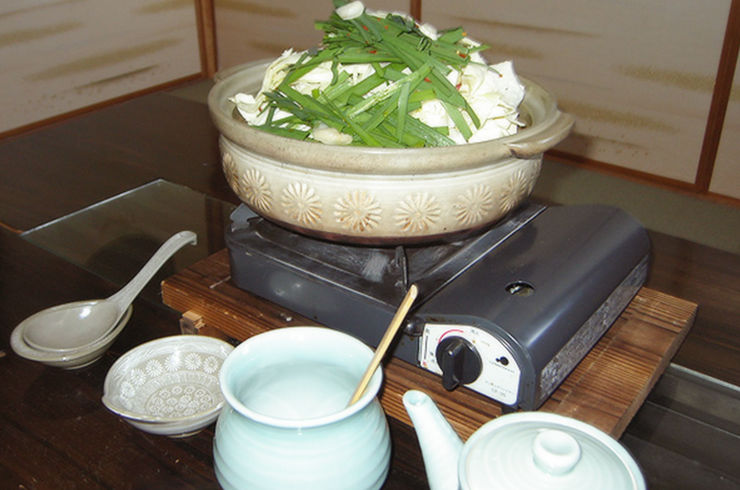 お鍋料理　モツ鍋